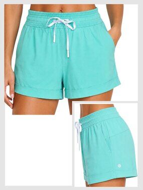 Lululemon Spring Break Away Shorts Seafoam Running Size 4